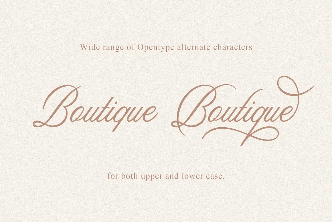 Aesthetics Romantic Script