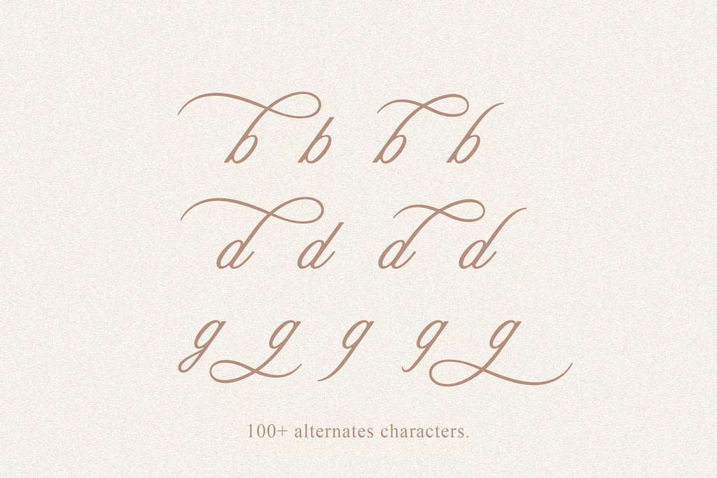 Aesthetics Romantic Script