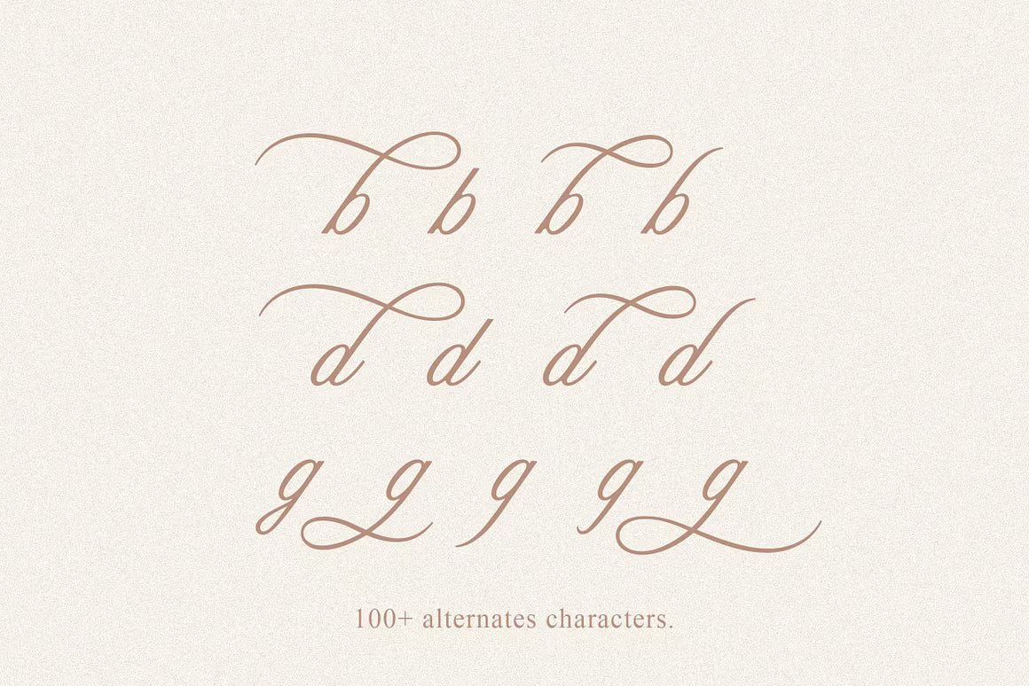 Aesthetics Romantic Script