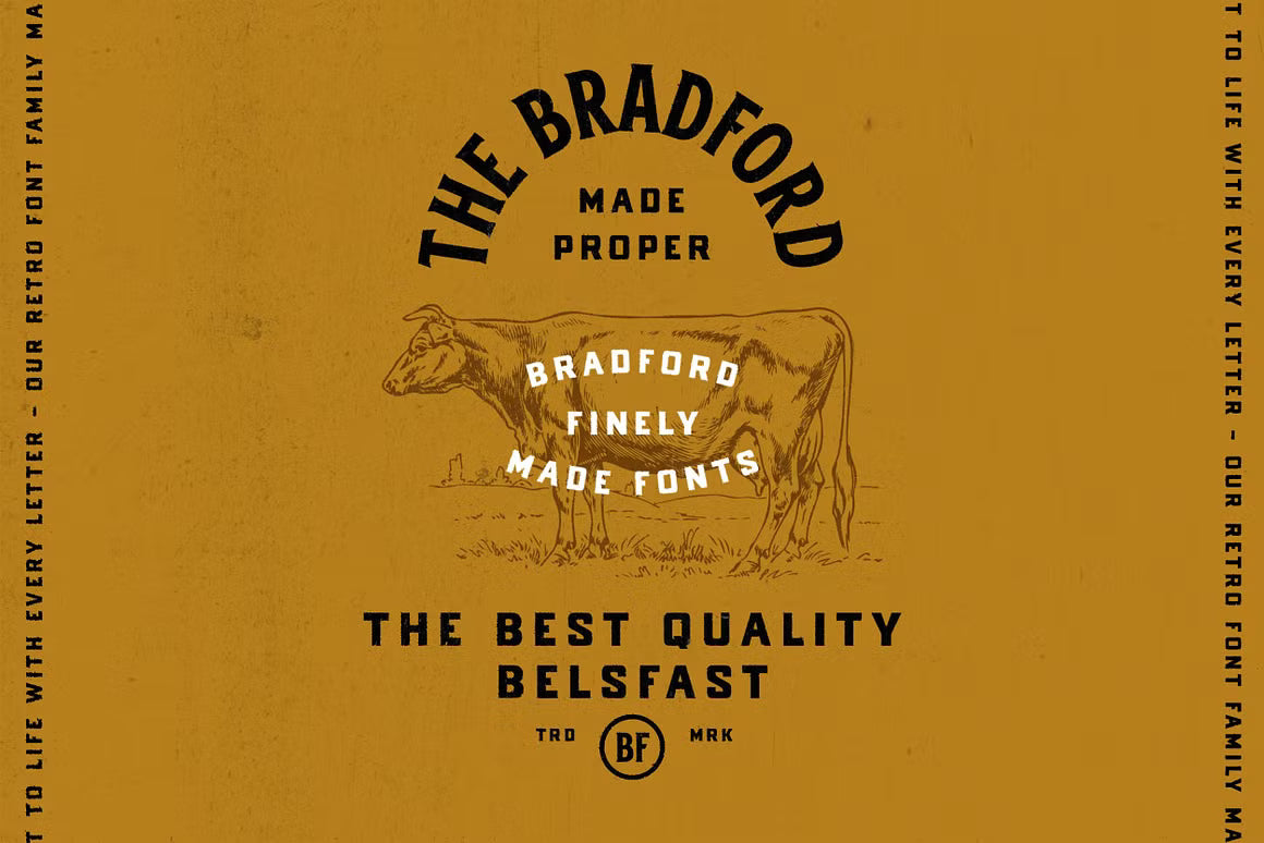 Apparel Designs Bundle | Retro Fonts, Logos & Illustrations