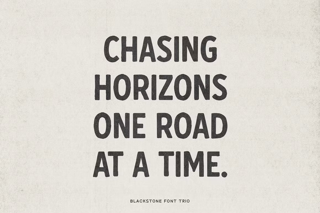 Blackstone – Handmade Font Trio