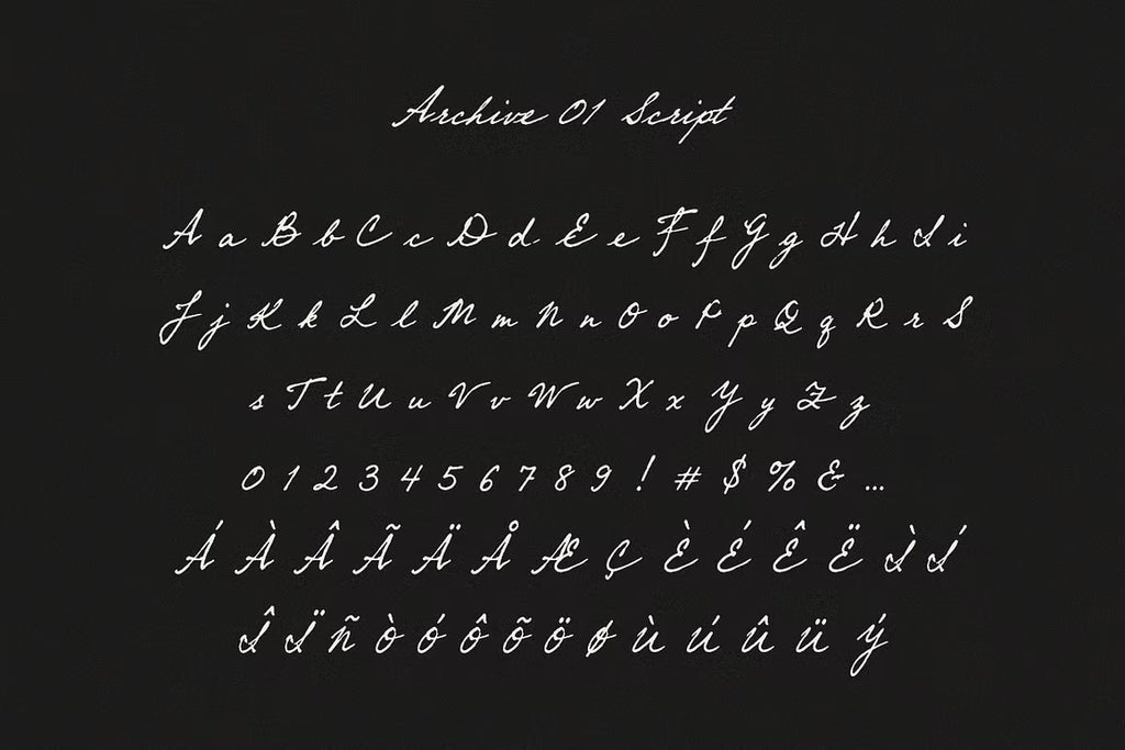 Archive 01 - Editorial Font Duo