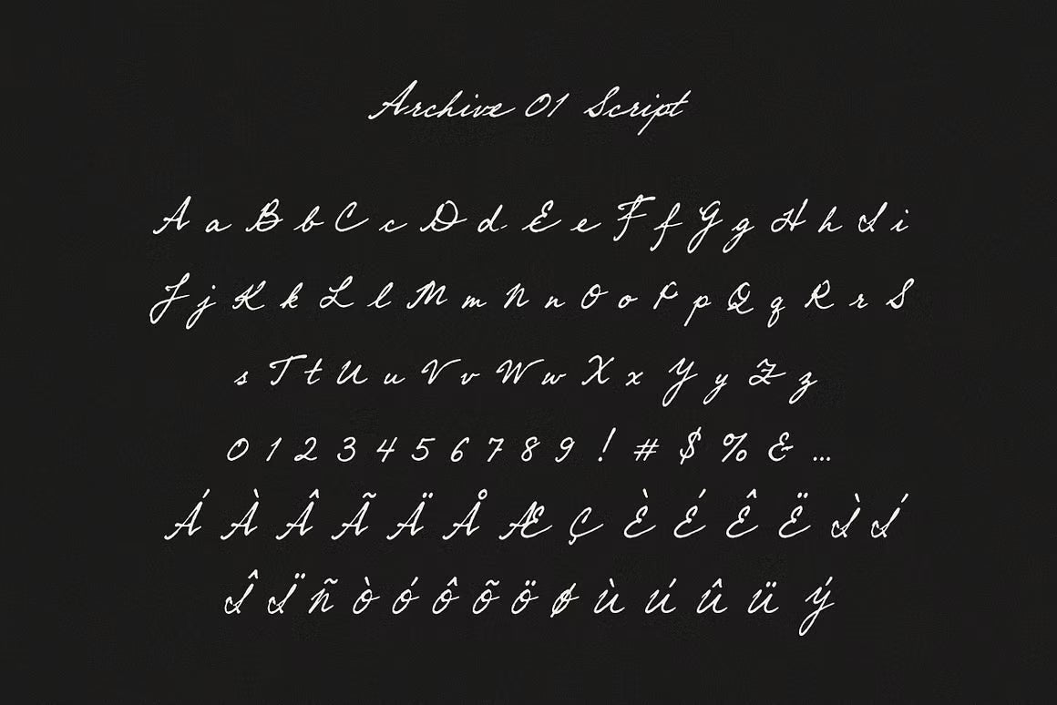 Archive 01 - Editorial Font Duo