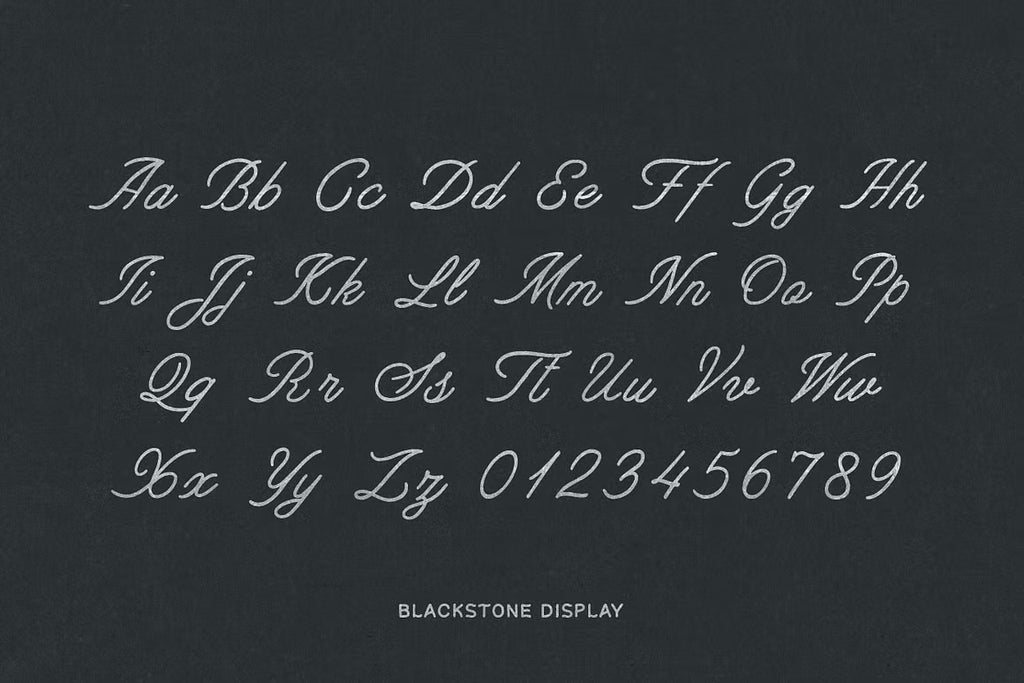Blackstone – Handmade Font Trio