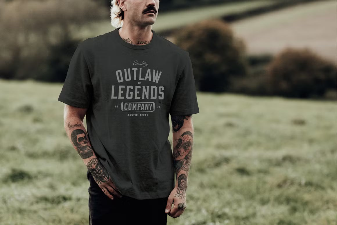 OUTLAW LEGENDS Font Duo + Extra