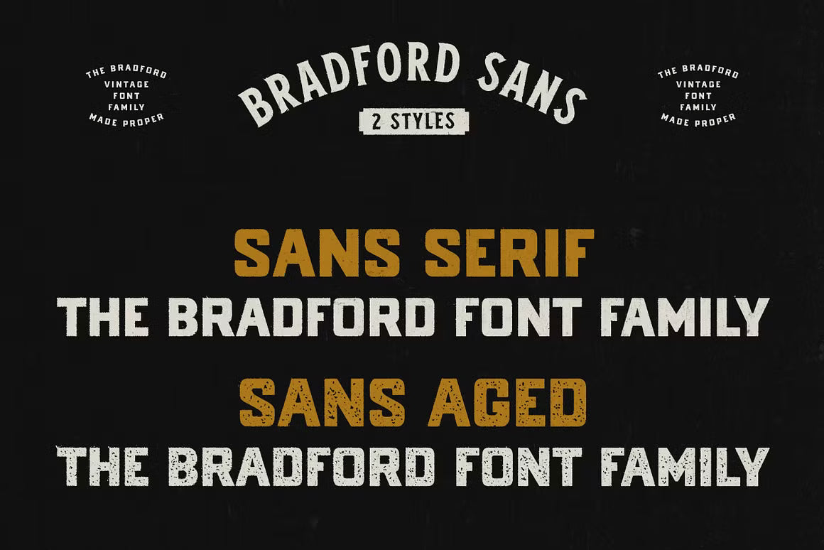 The Bradford Font Family