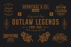Apparel Designs Bundle | Retro Fonts, Logos & Illustrations