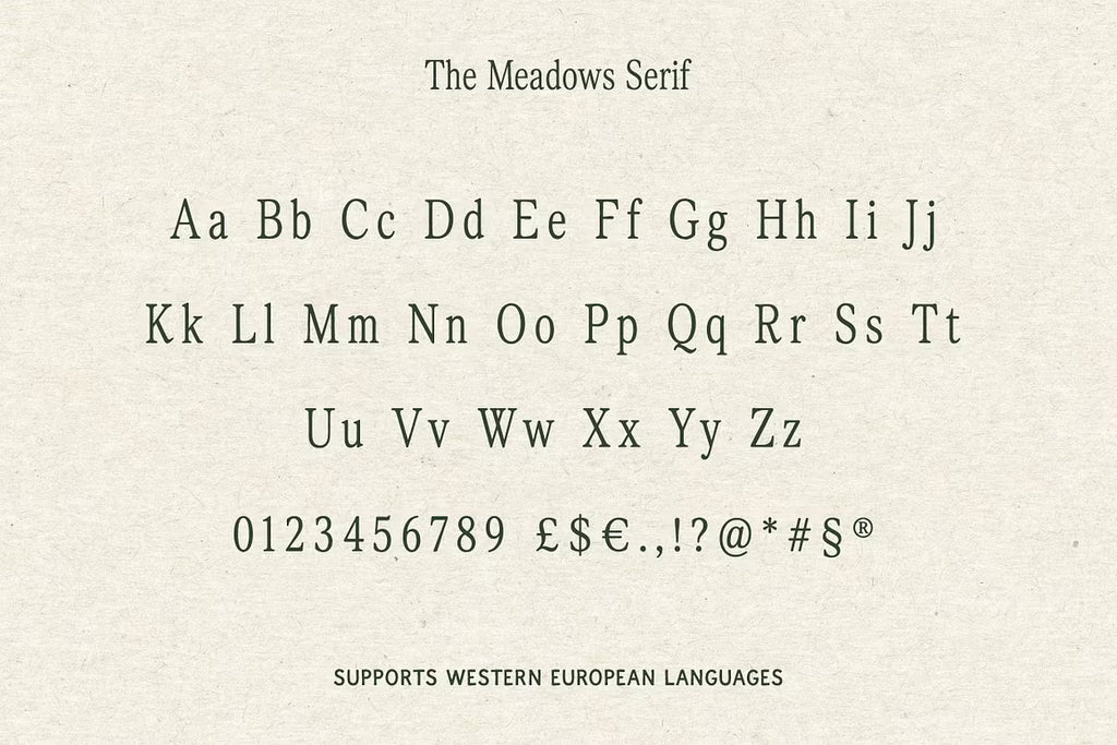 The Meadows - Font Trio & Extra