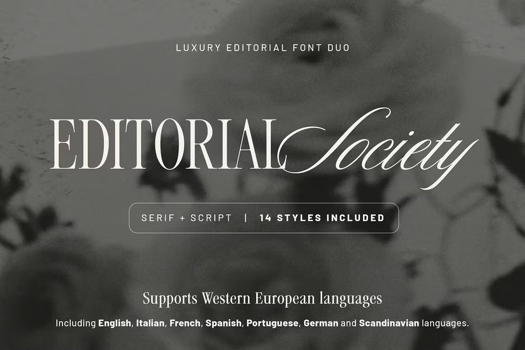 Editorial Society - Luxury Font Duo
