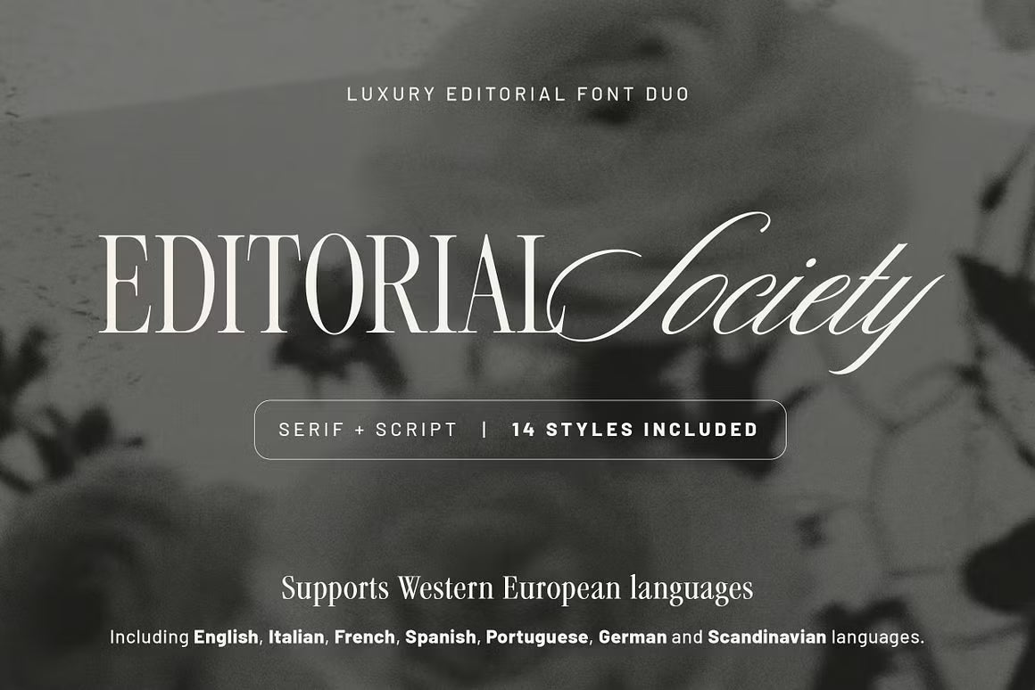 Editorial Society - Luxury Font Duo